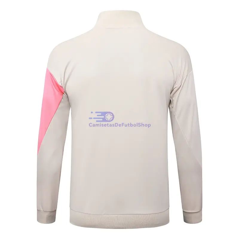 Chaqueta Barcelona 2025/2026 Blanco Roto/Rosa