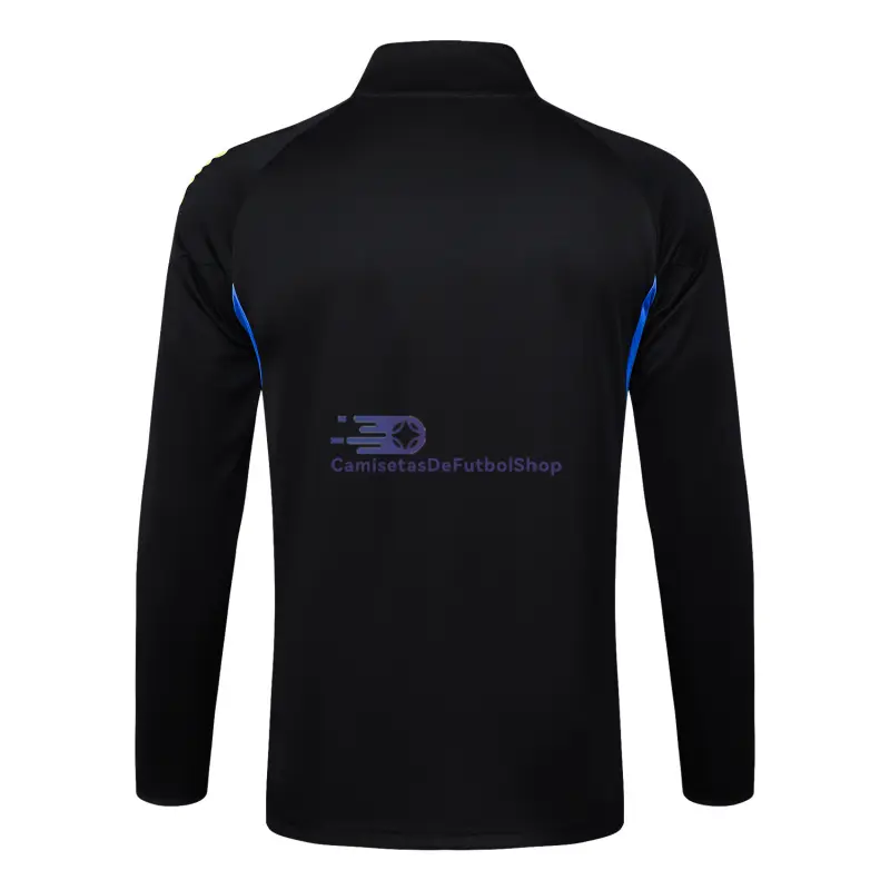 Chaqueta Manchester United 2025/2026 Negro con Escudo Verde