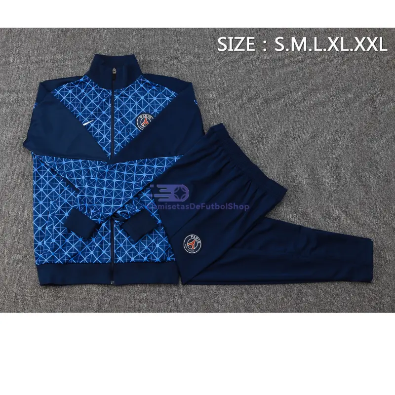 Chandal PSG 2025/2026 Azul Real con Estampado