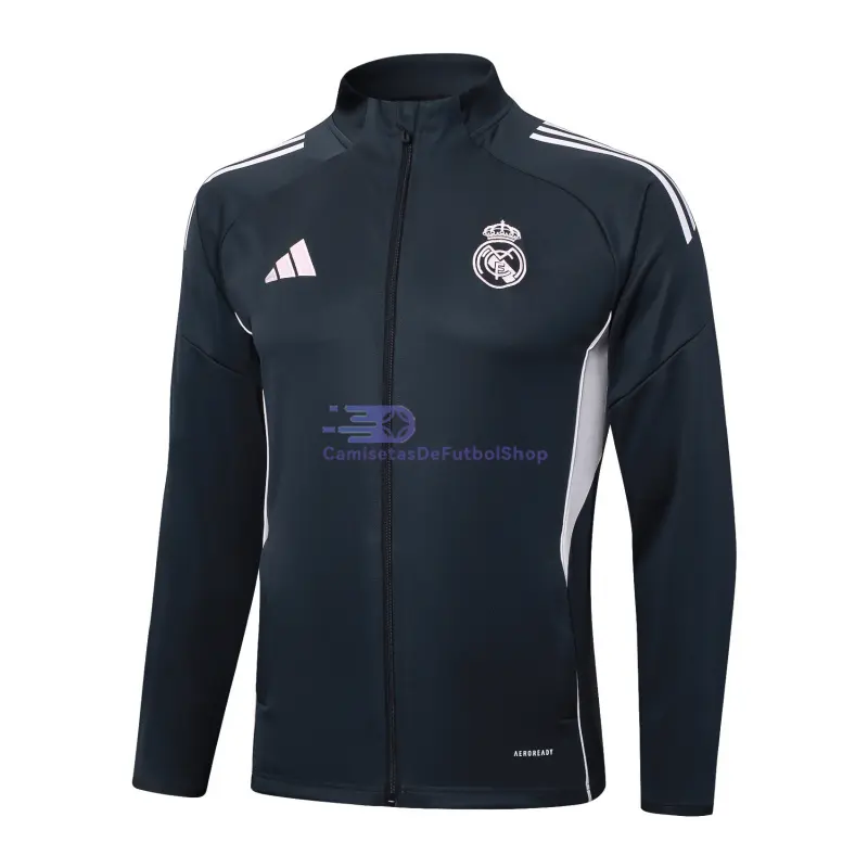 Chaqueta Real Madrid 2025/2026 Gris Oscuro