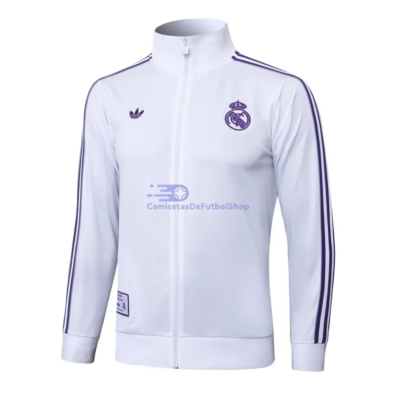 Chaqueta Real Madrid 2025/2026 Retro Blanco/Morado