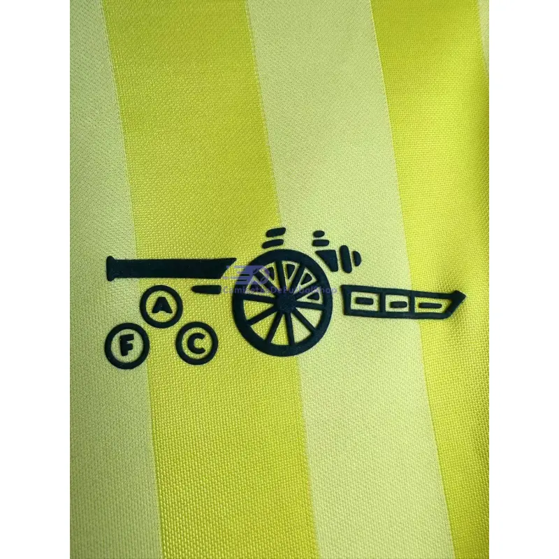 Camiseta Arsenal 1983/86 2ª Equipación Retro Amarillo