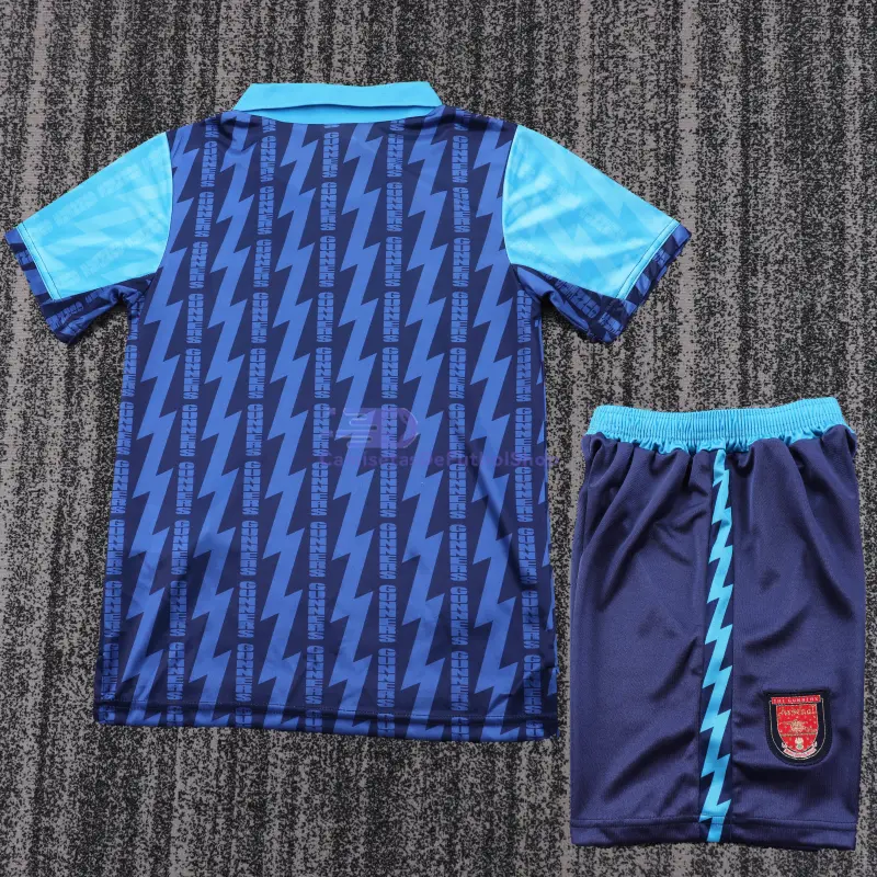 Camiseta Arsenal 1994/95 2ª Equipación Retro Azul Niño Kit