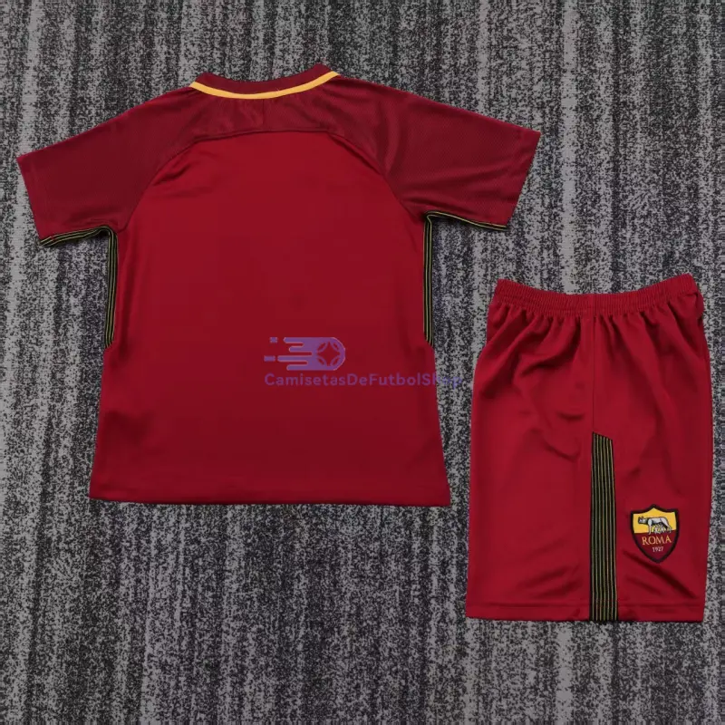 Camiseta AS Roma 2013/14 1ª Equipación Retro Rojo Niño Kit