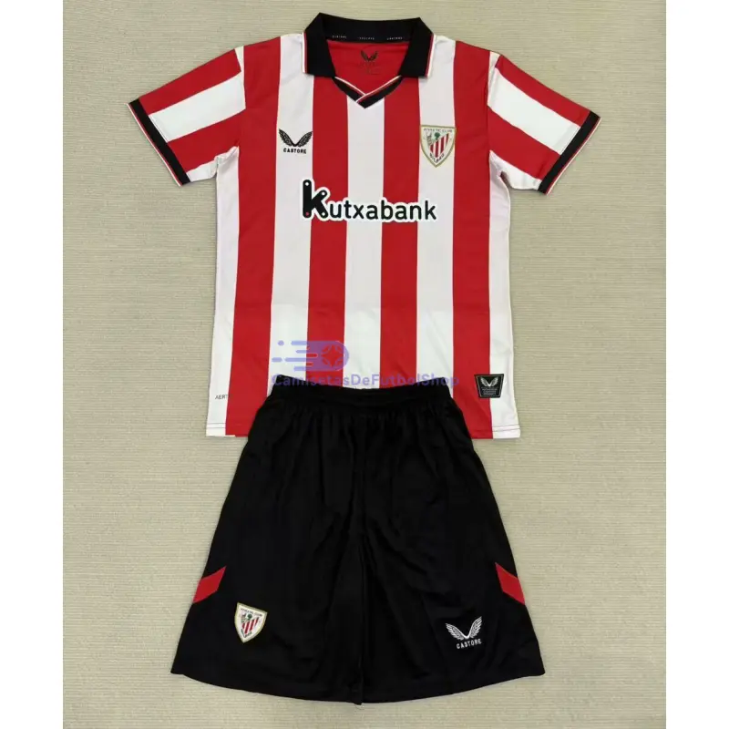 Camiseta Athletic de Bilbao 2025/2026 1ª Equipación Rojo/Blanco