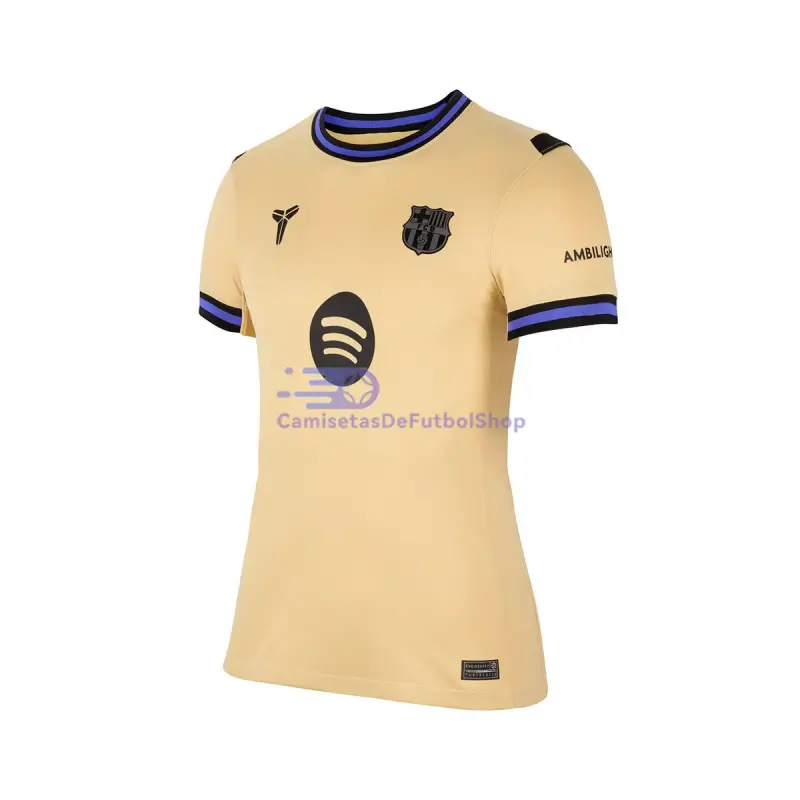 Camiseta Barcelona 2025/2026 2ª Equipación Oro Mujer