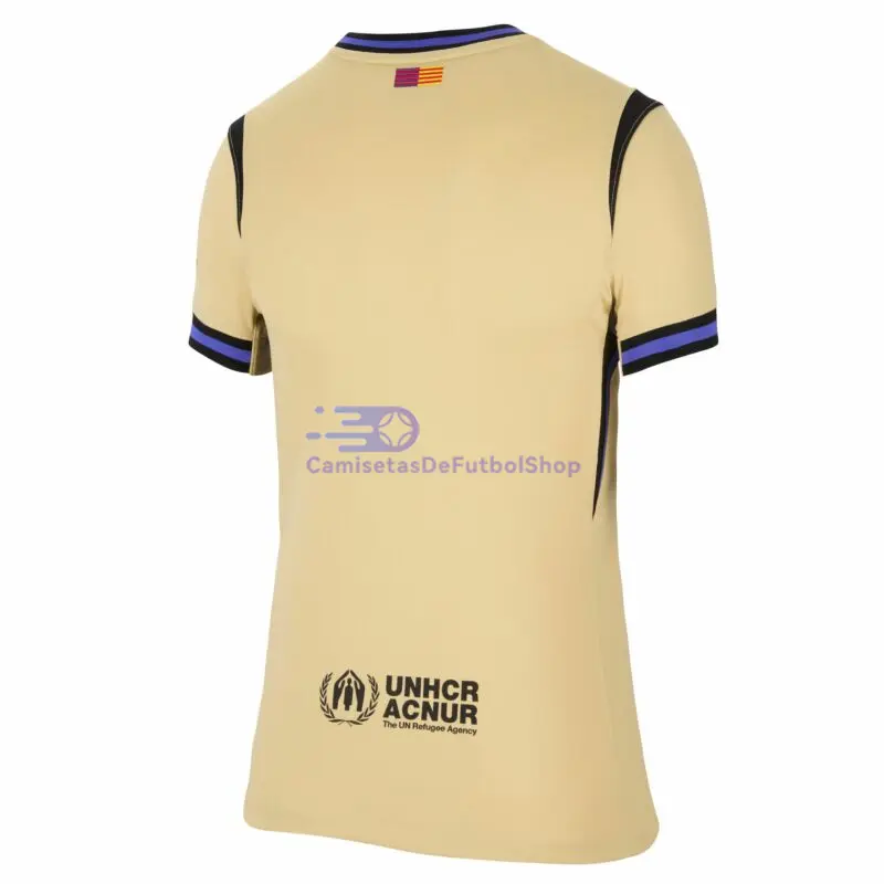 Camiseta Barcelona 2025/2026 2ª Equipación Oro Mujer