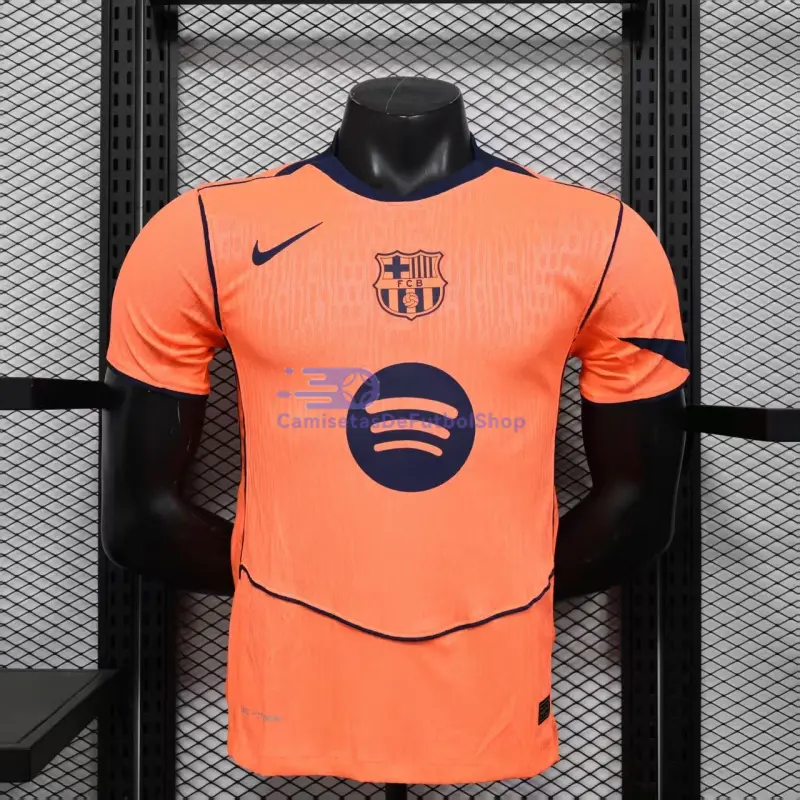 Camiseta Barcelona 2025/2026 3ª Equipación Naranja (EDICIÓN JUGADOR)