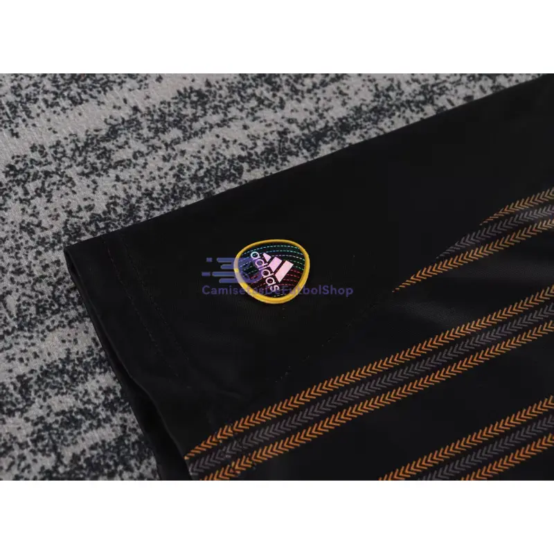 Camiseta Chelsea 2010/11 2ª Equipación Retro Negro/Naranja Niño Kit