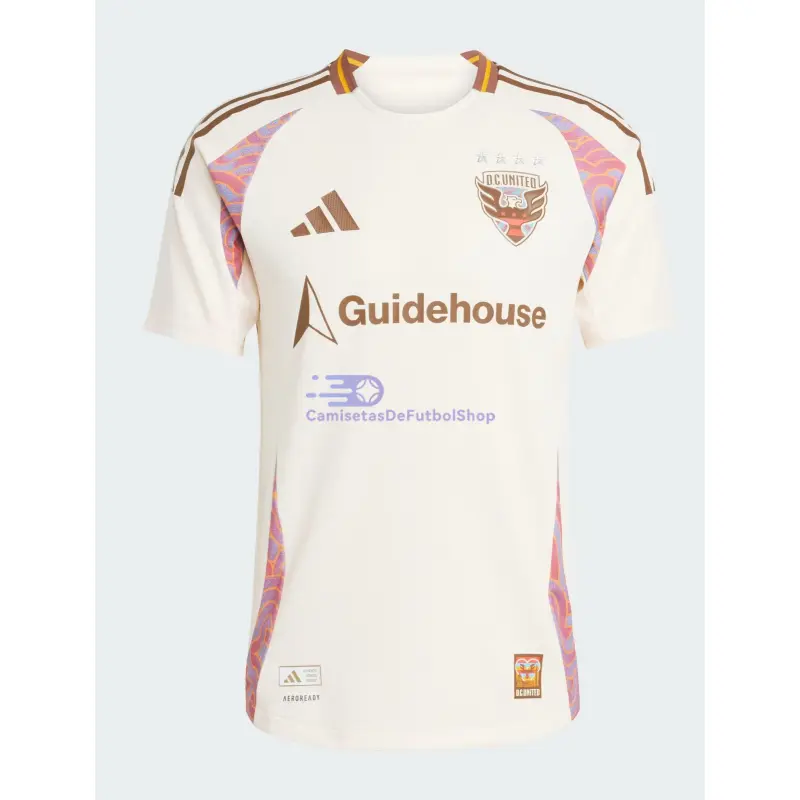 Camiseta DC United 2025/2026 2ª Equipación Blanco/Marrón