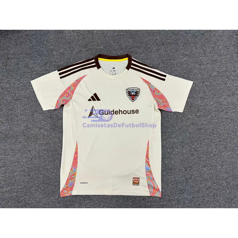 Camiseta DC United 2025/2026 2ª Equipación Blanco/Marrón
