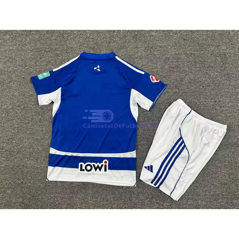 Camiseta Granada 2025/2026 2ª Equipación Azul/Blanco Niño Kit con Parche La Liga