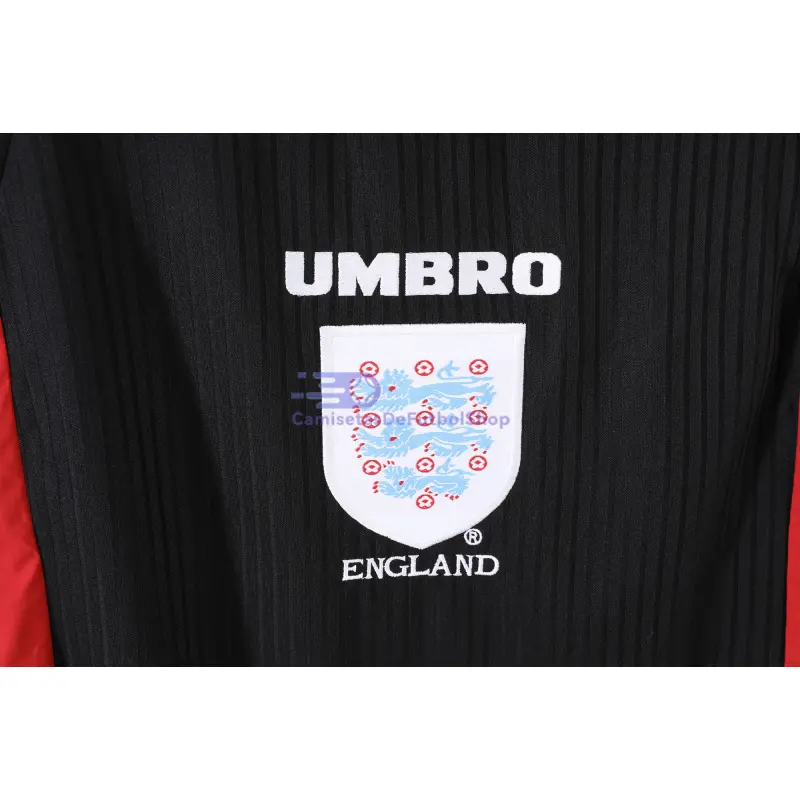 Camiseta Inglaterra 1998 3ª Equipación Retro Negro