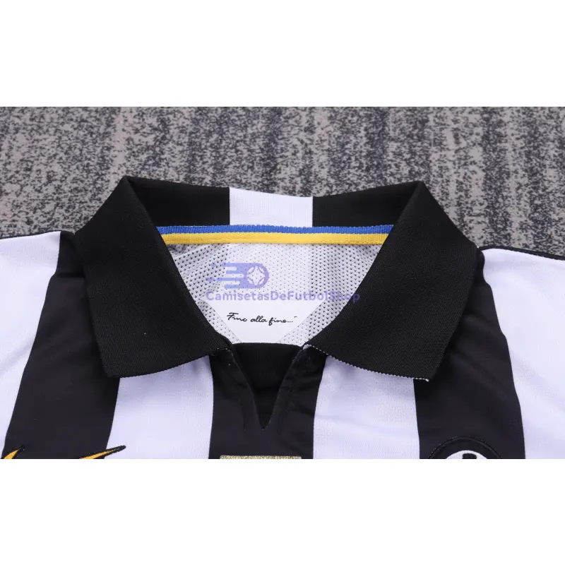 Camiseta Juventus 2014/15 1ª Equipación Retro Blanco/Negro Niño Kit