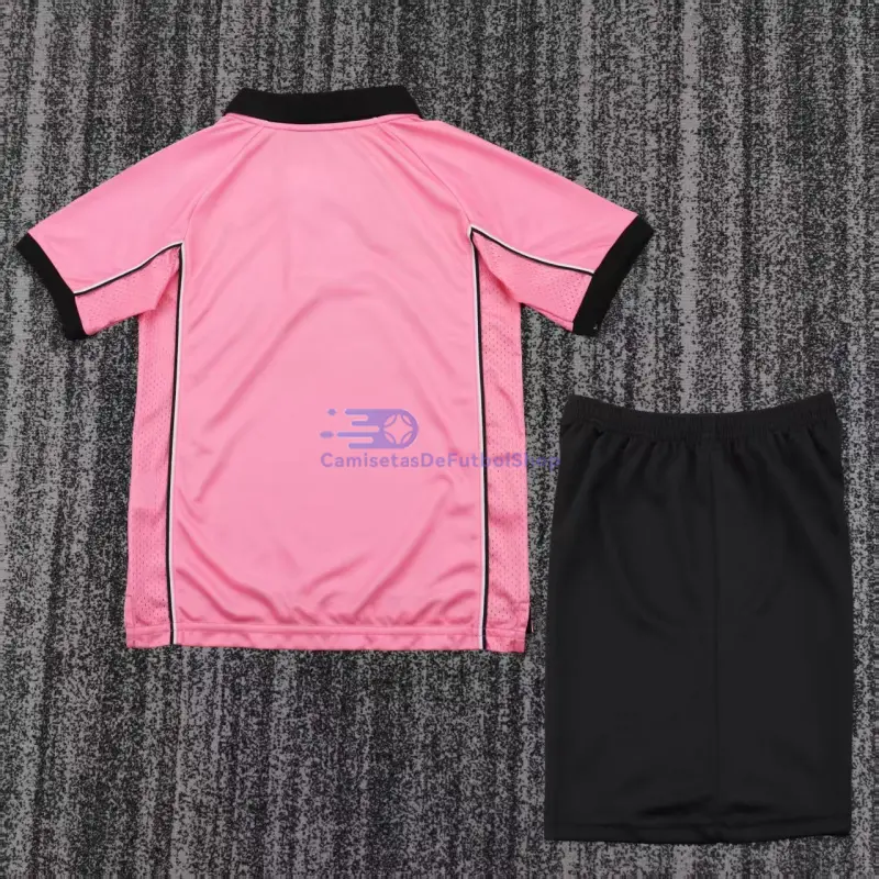 Camiseta Juventus 1997/98 2ª Equipación Retro Rosa Niño Kit