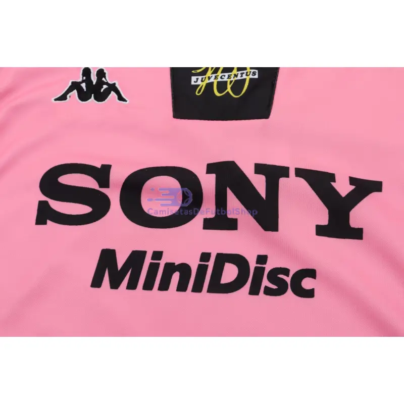 Camiseta Juventus 1997/98 2ª Equipación Retro Rosa Niño Kit