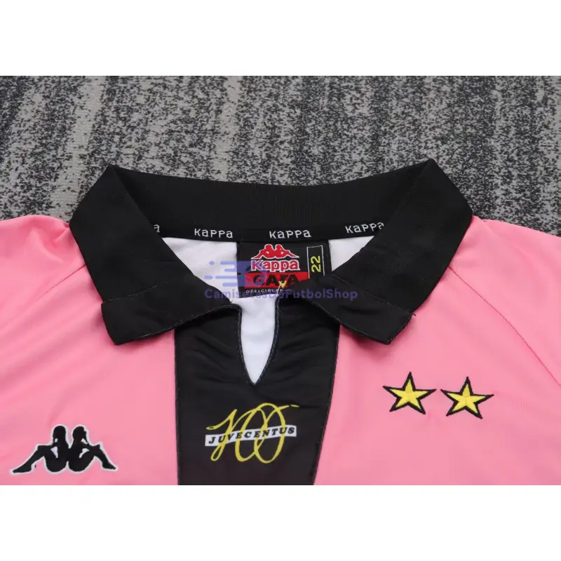 Camiseta Juventus 1997/98 2ª Equipación Retro Rosa Niño Kit