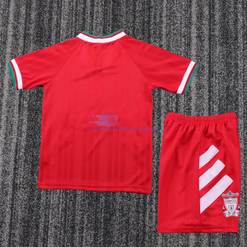 Camiseta Liverpool 1993/95 1ª Equipación Retro Rojo Niño Kit