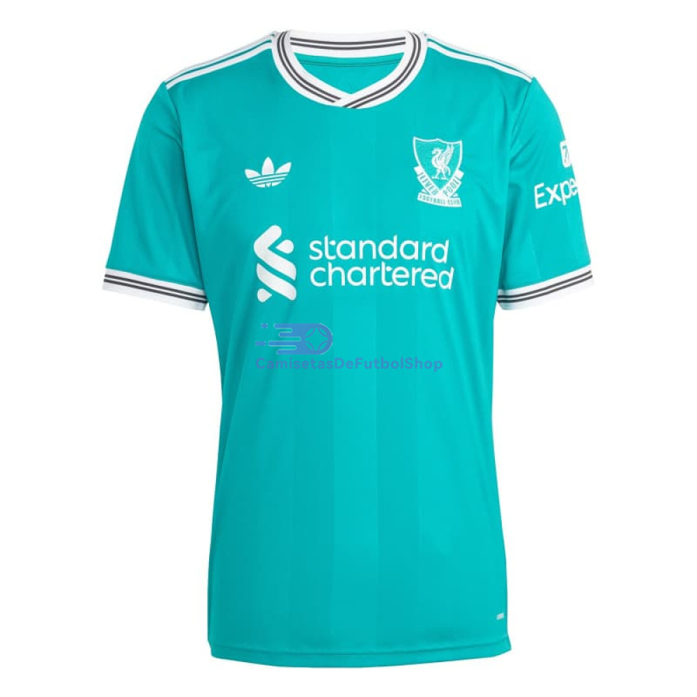 Camiseta Liverpool 2025/2026 3ª Equipación Verde