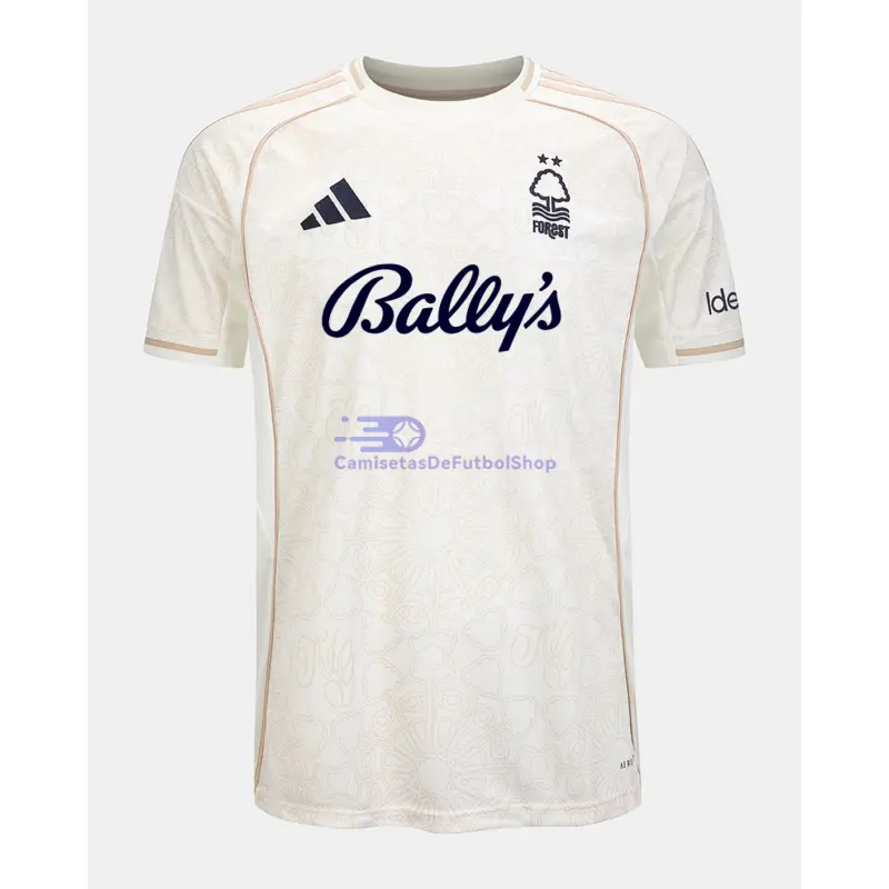 Camiseta Nottingham Forest 2025/2026 2ª Equipación Blanco