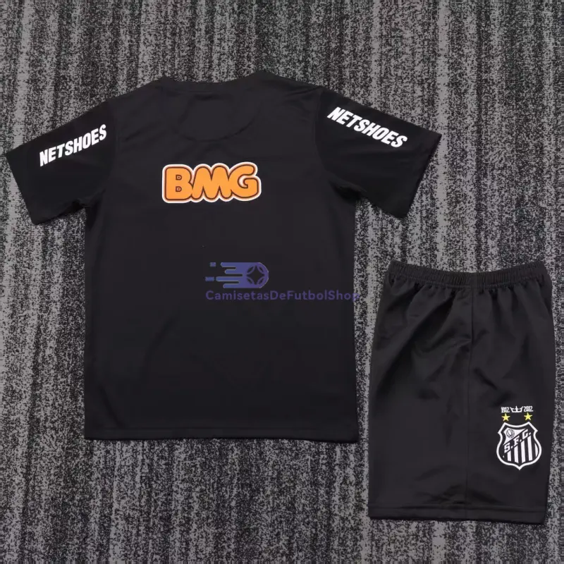 Camiseta Santos FC Retro 2013/14 Negro Niño Kit