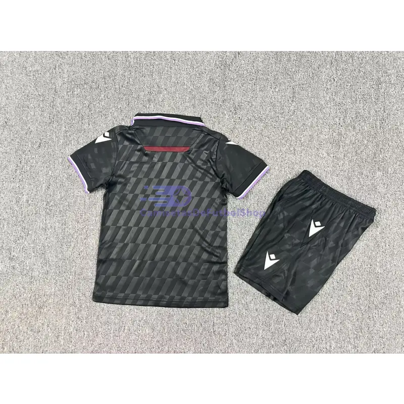 Camiseta UD Almería 2025/2026  3ª Equipación Negro Niño Kit
