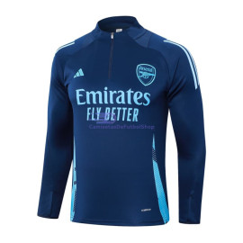 Sudadera Arsenal 2024/2025 Azul Real/Azul Claro