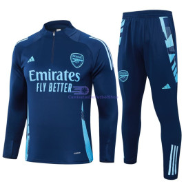 Sudadera Arsenal 2024/2025 Azul Real/Azul Claro
