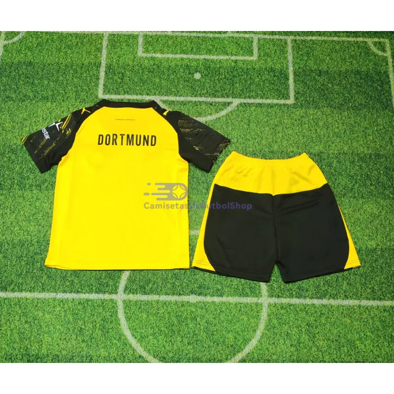 Camiseta Borussia Dortmund 2025/2026 1ª Equipación Amarillo Niño Kit