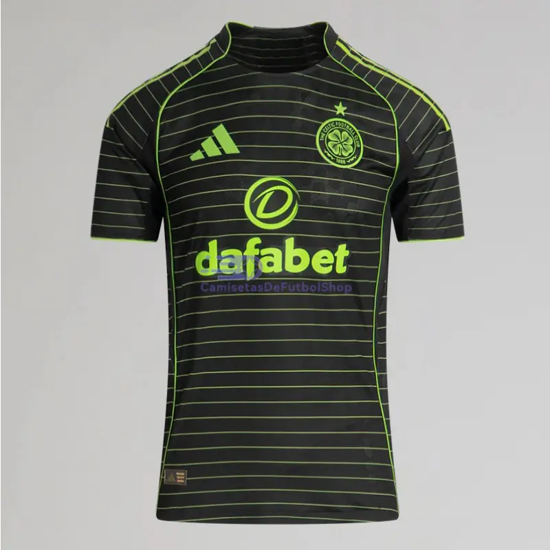 Camiseta Celtic 2025/2026 2ª Equipación Negro/Verde