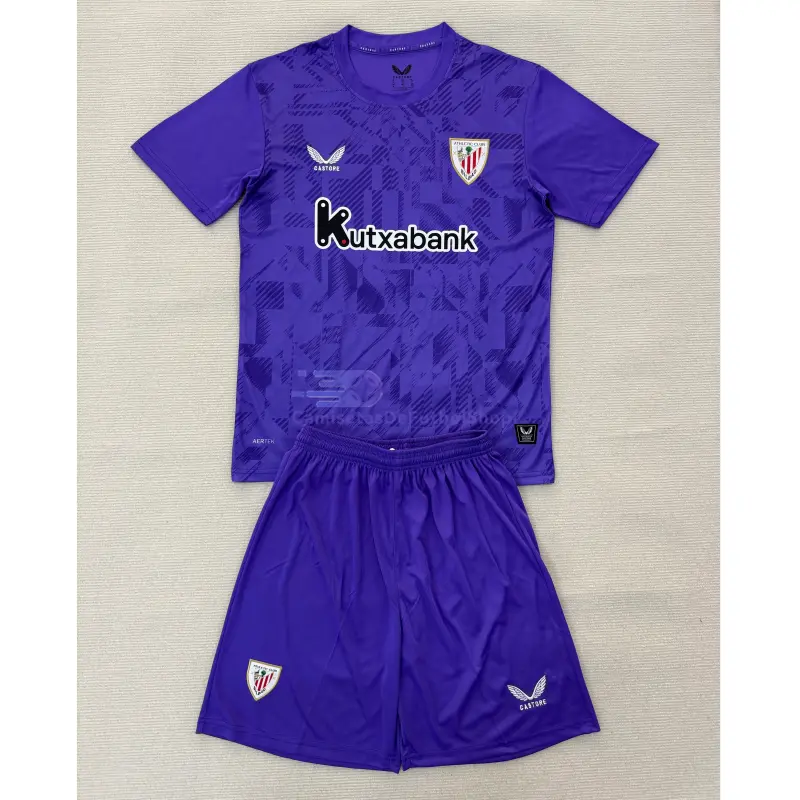 Camiseta de Portero Athletic de Bilbao 2025/2026 Morado Niño Kit