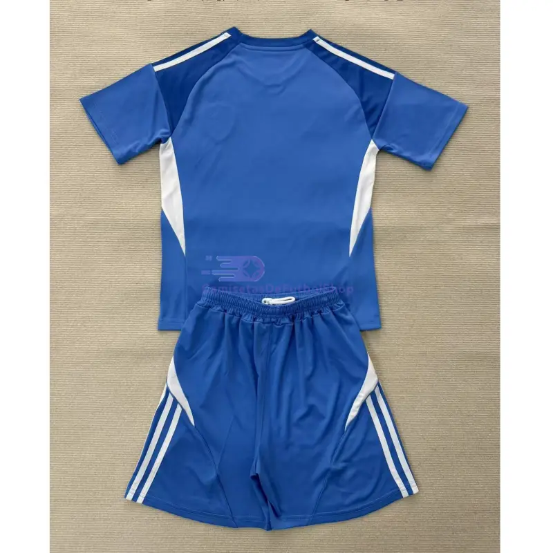 Camiseta de Portero Leeds chester United 2025/2026 Azul Niño Kit