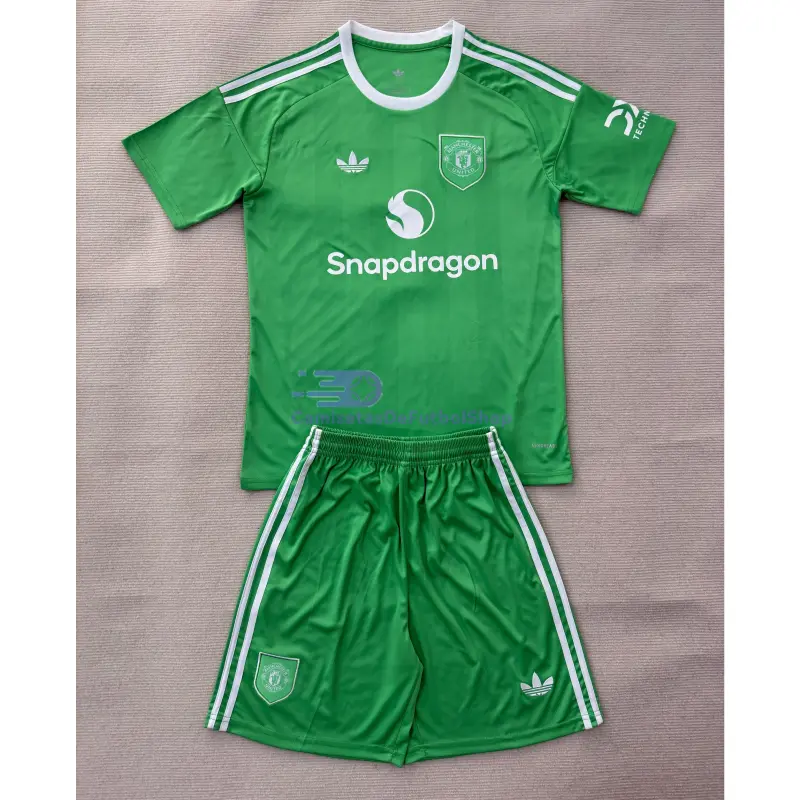 Camiseta de Portero Manchester United 2025/2026 Verde/Blanco