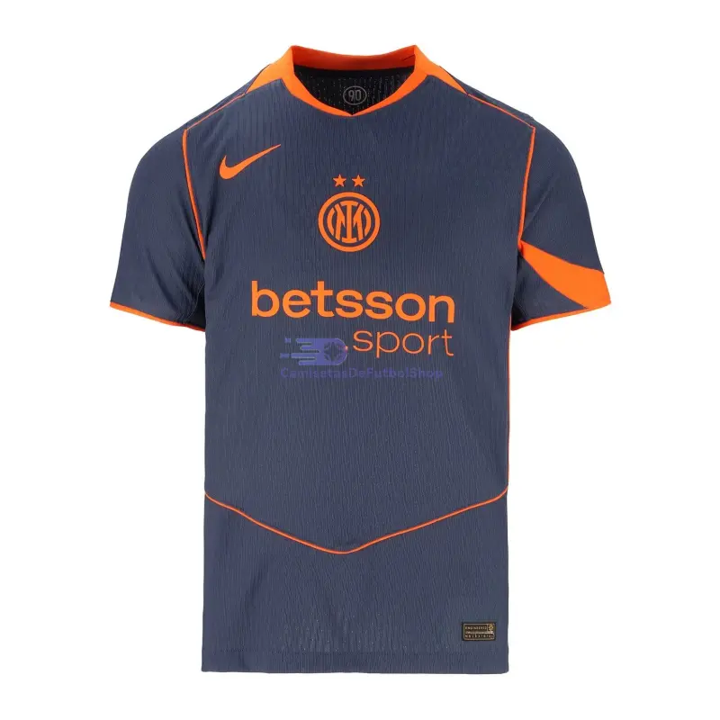 Camiseta Inter de Milan 2025/2026 3ª Equipación Gris/Naranja