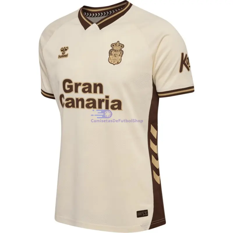 Camiseta Las Palmas 2025/2026 3ª Equipación Beige con Parche La Liga