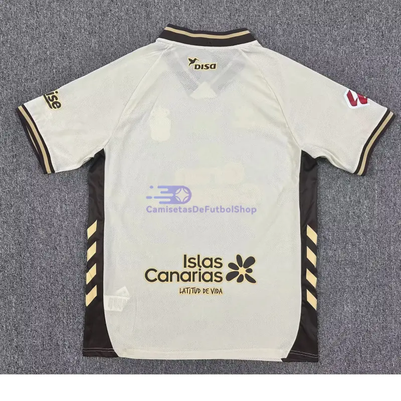 Camiseta Las Palmas 2025/2026 3ª Equipación Beige con Parche La Liga