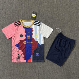Camiseta MESSI 10 2025 Edición Conmemorativa Multicolor Niño Kit	