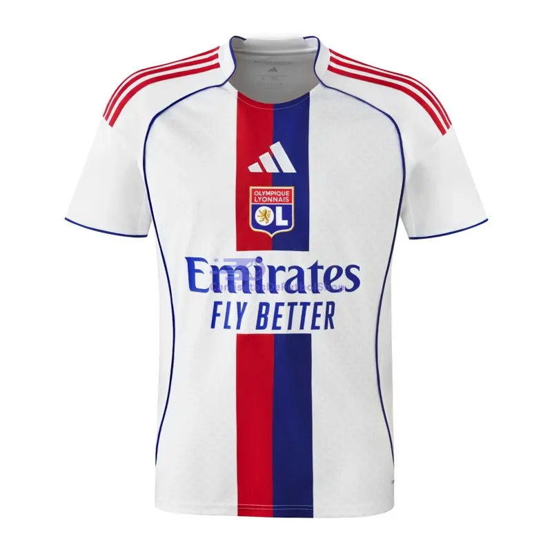 Camiseta Olympique De Lyon 2025/2026 1ª Equipación Blanco