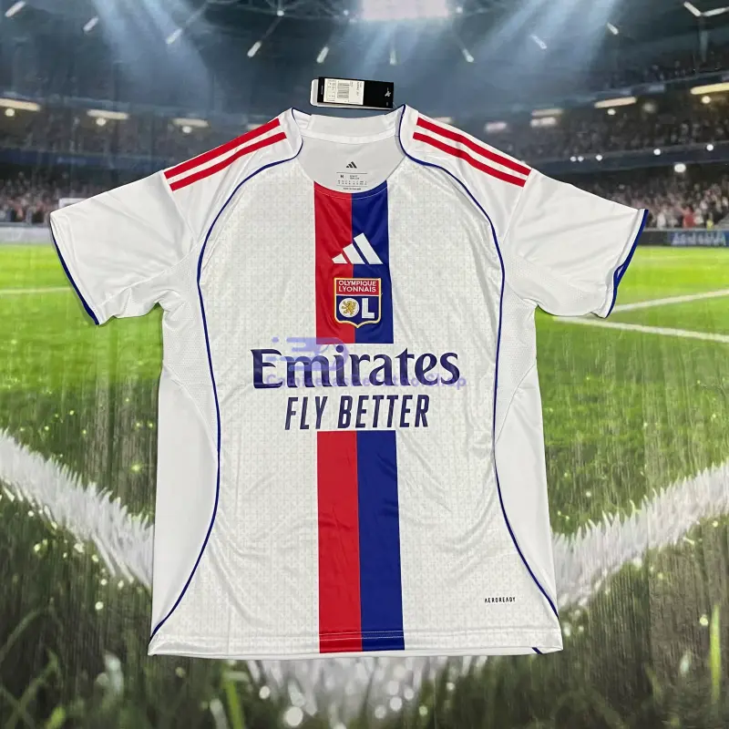 Camiseta Olympique De Lyon 2025/2026 1ª Equipación Blanco