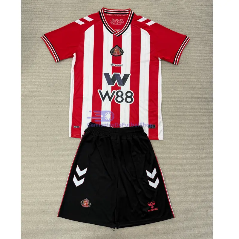 Camiseta Sunderland AFC 2025/2026 1ª Equipación Rojo/Blanco