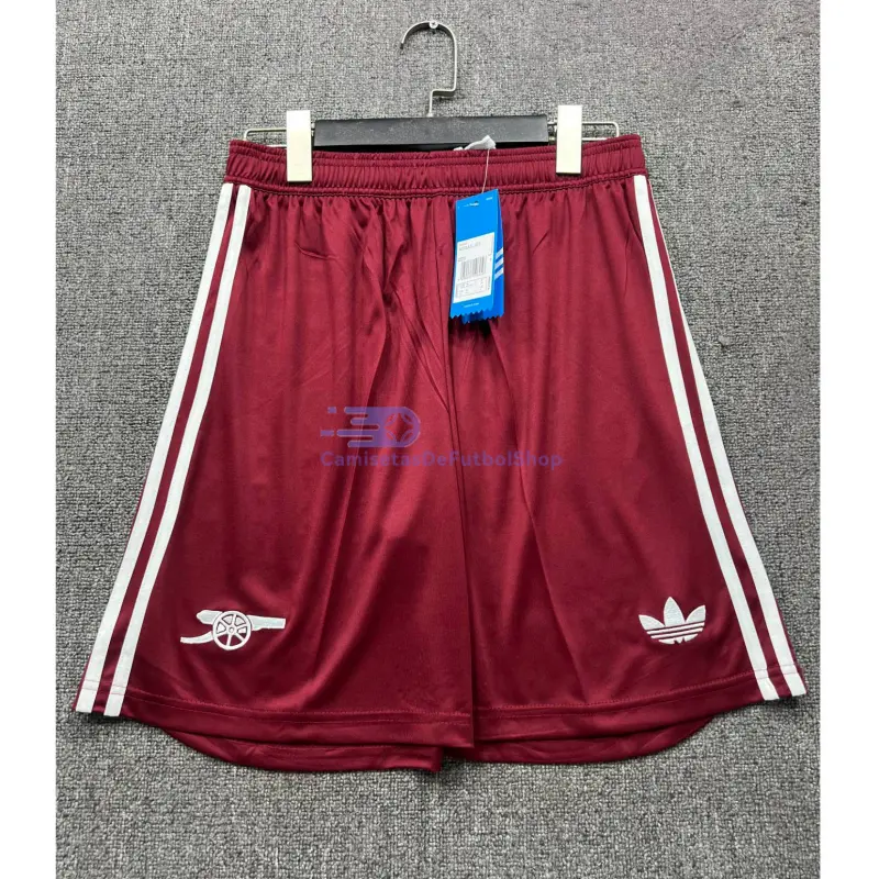 Pantalón Corto Arsenal 2025/2026 3ª Equipación Rojo