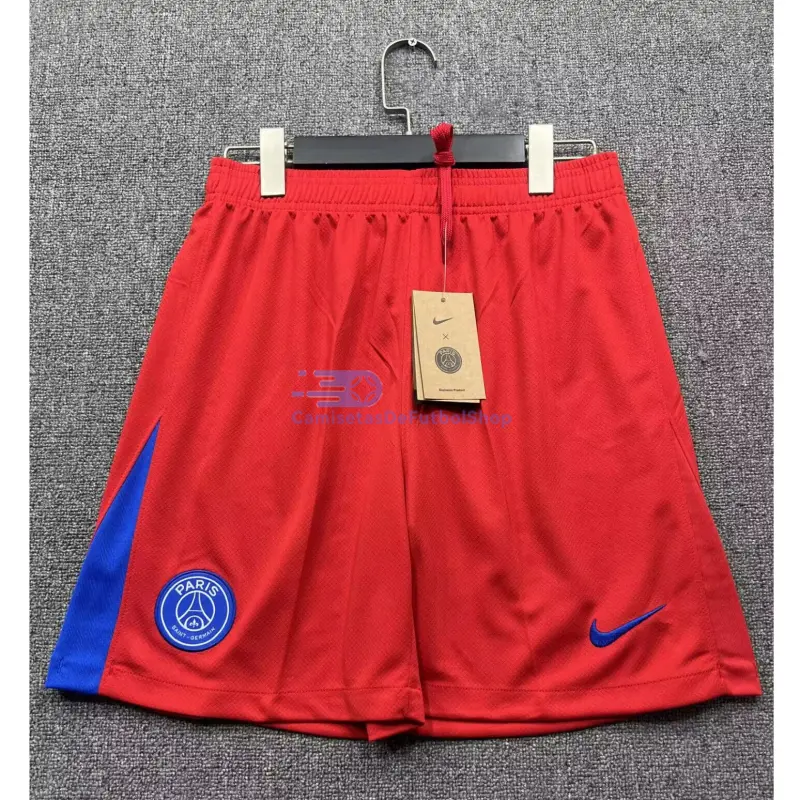 Pantalón Corto PSG 2025/2026 3ª Equipación Rojo