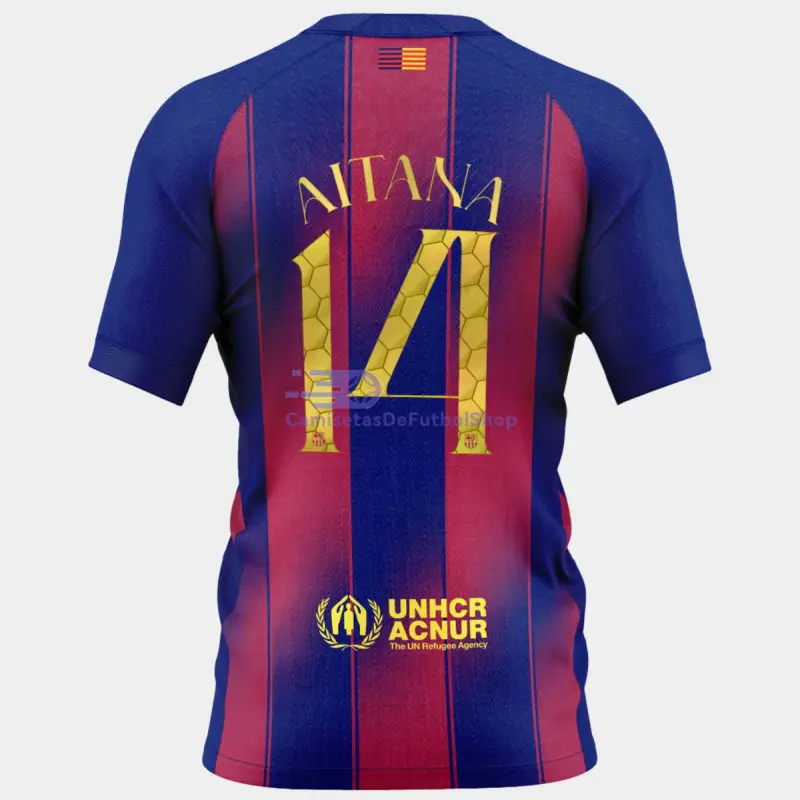 Camiseta AITANA 14 Barcelona 2025/2026 1ª Equipación Edición Balón de Oro