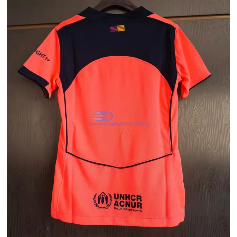 Camiseta Barcelona 2025/2026 3ª Equipación Naranja Mujer