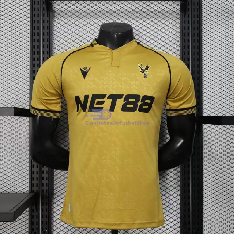 Camiseta Crystal Palace FC 2025/2026 2ª Equipación Amarillo (EDICIÓN JUGADOR)