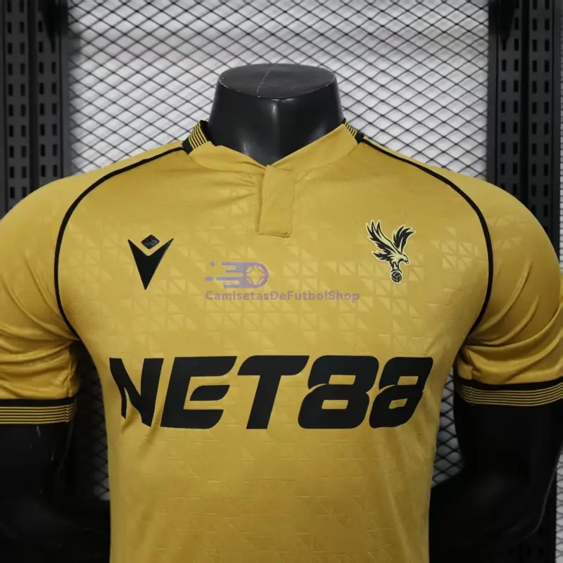 Camiseta Crystal Palace FC 2025/2026 2ª Equipación Amarillo (EDICIÓN JUGADOR)