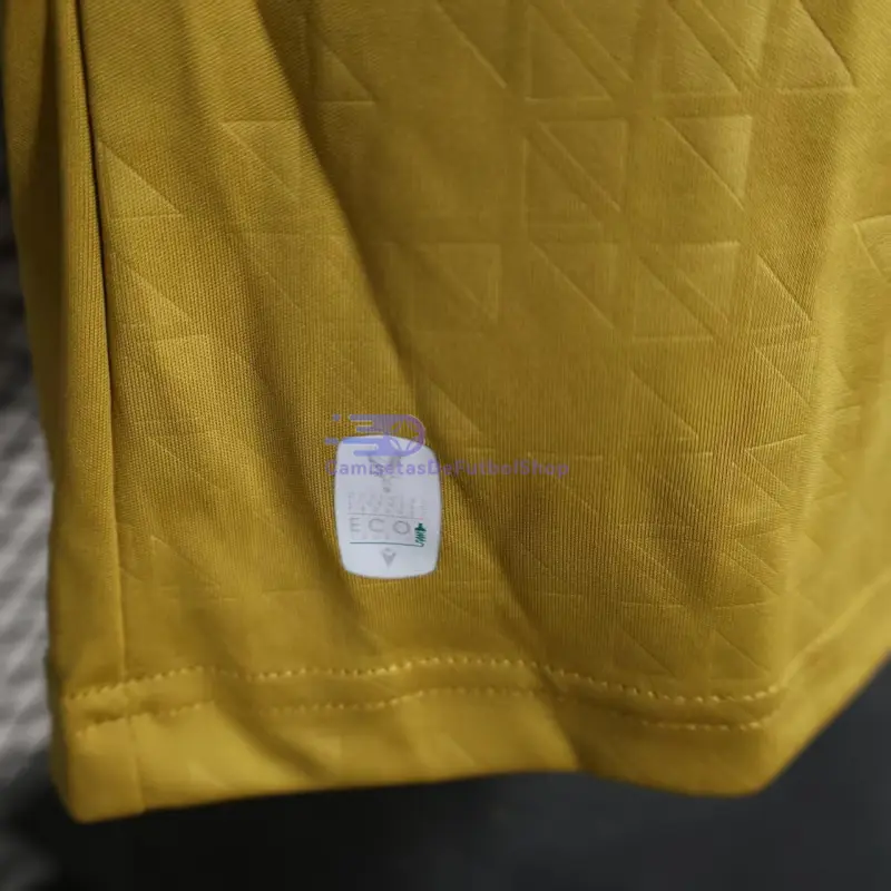 Camiseta Crystal Palace FC 2025/2026 2ª Equipación Amarillo (EDICIÓN JUGADOR)