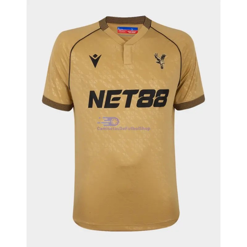 Camiseta Crystal Palace FC 2025/2026 3ª Equipación Oro