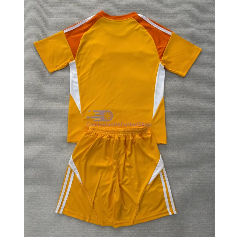 Camiseta de Portero Leeds United 2025/2026 Naranja Niño Kit