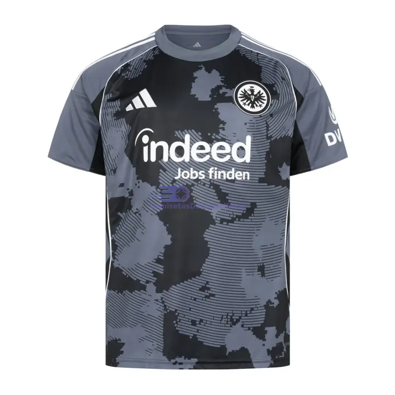 Camiseta Eintracht Fráncfort 2025/2026 3ª Equipación Negro/Gris